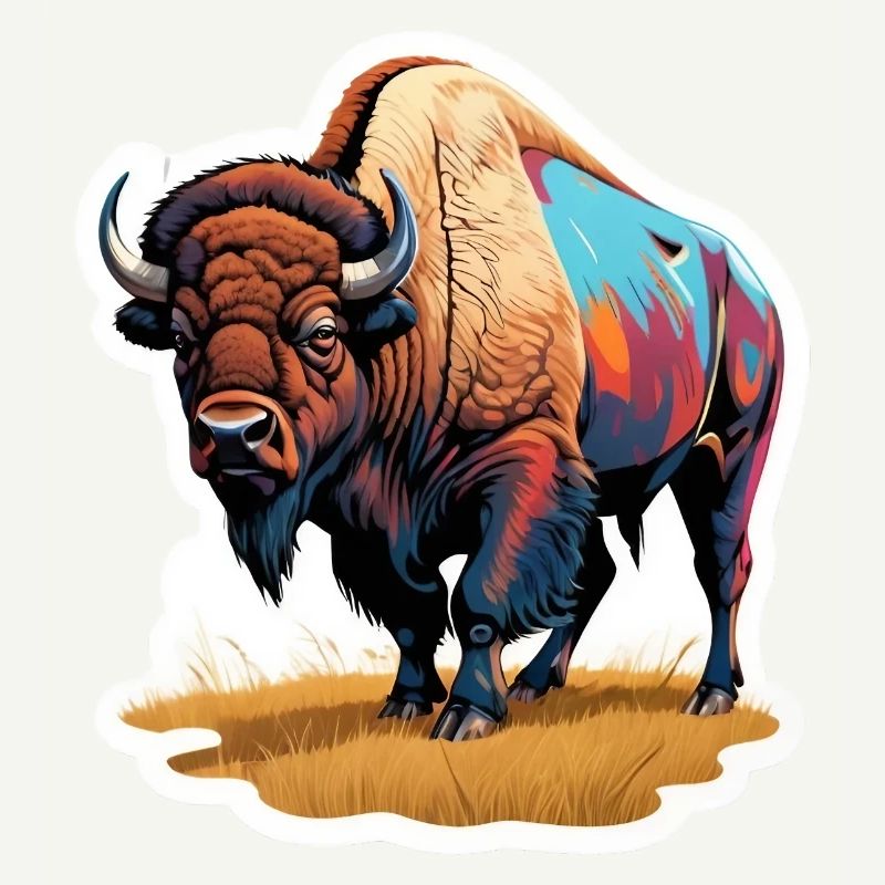 großer Bison