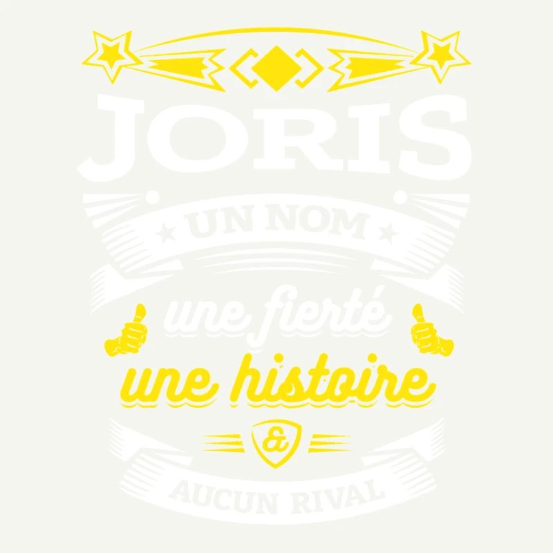JORIS UN NOM UNE FIERTÉ AUCUN RIVAL