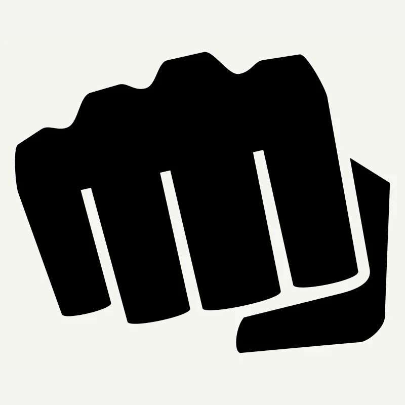 Faust Geschenk Idee dagegen Symbol Hand