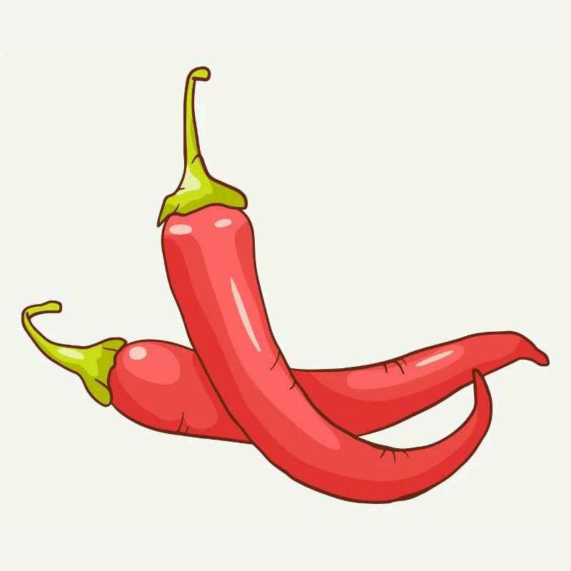 Red chilli pepper hot pepper vegetables