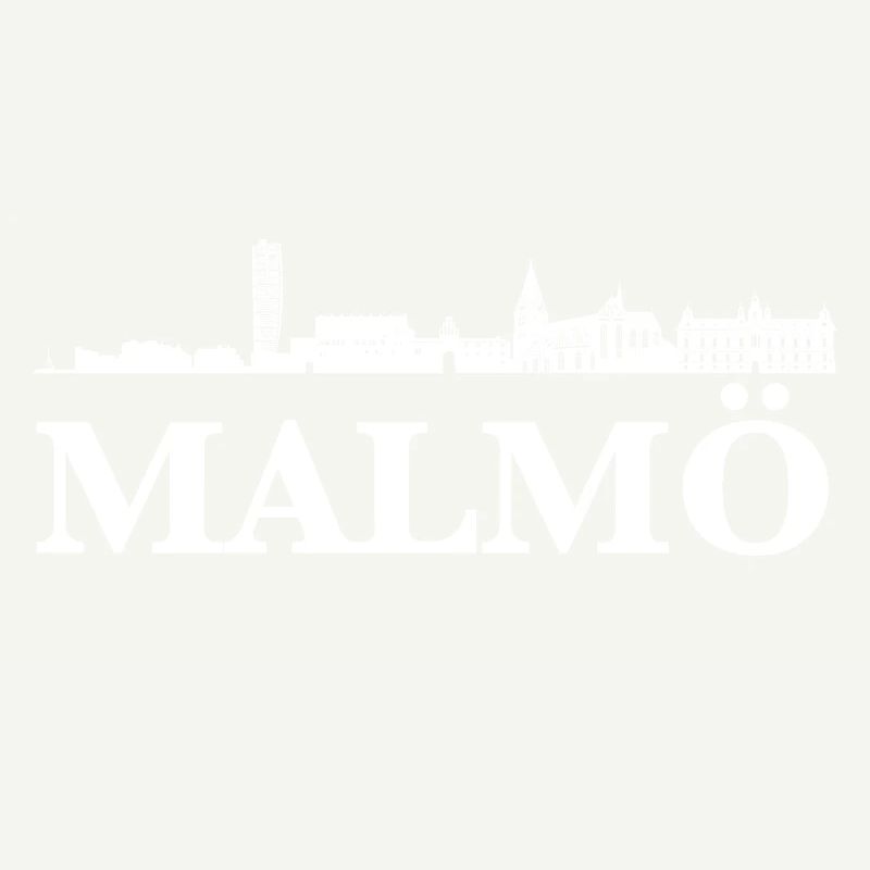Malmö Schweden Skyline Geschenk Idee