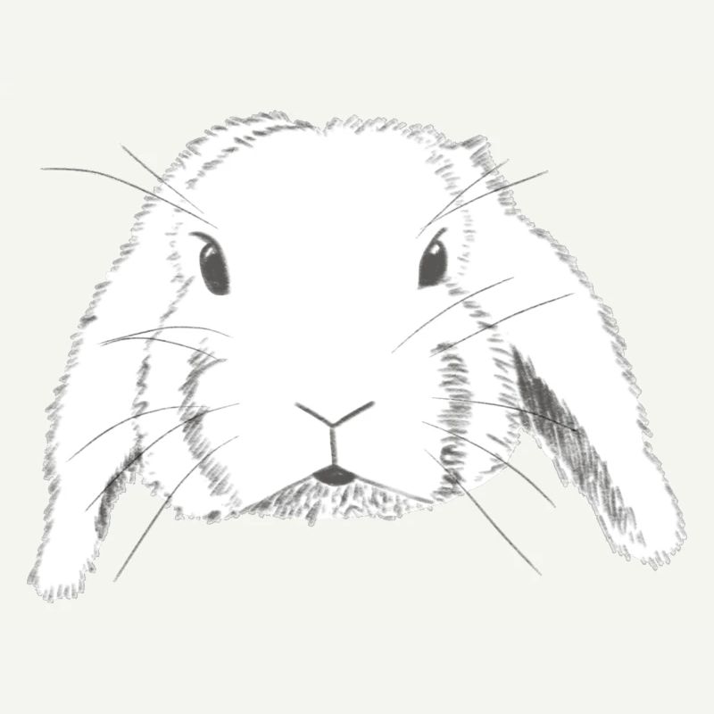 Aries Rabbit Drawing