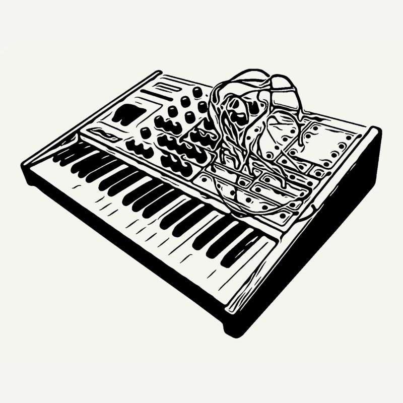 Analoger Vintage-Synthesizer