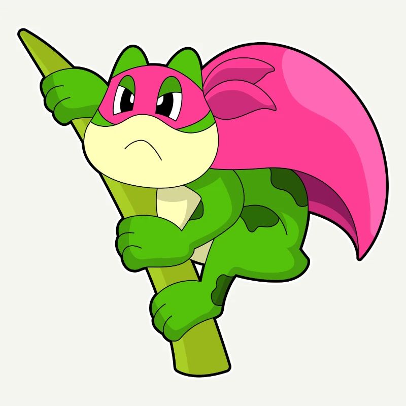 Frosch Held Kostüm