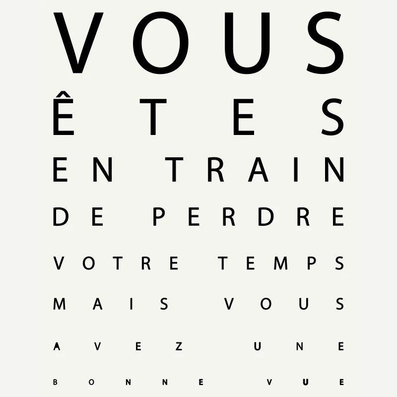vous avez