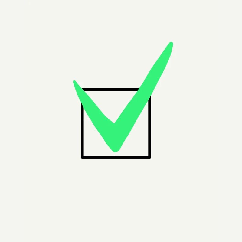 Check mark - sign