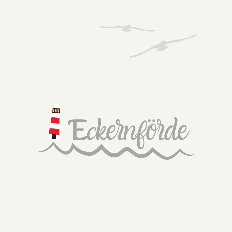 Eckernförde Möwen Wellen Ostsee