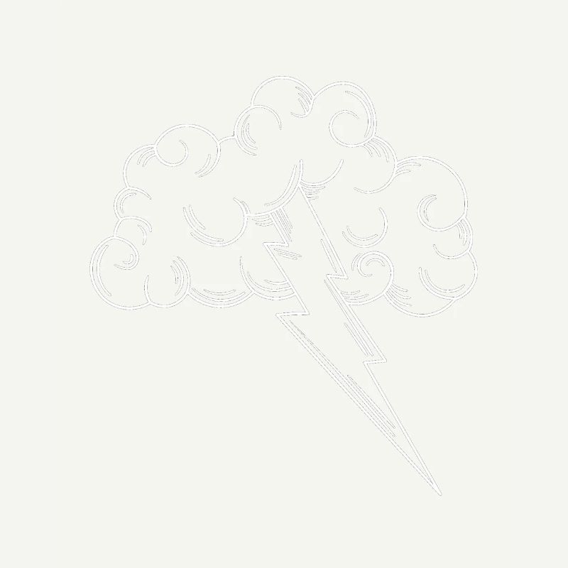 Lightning thunder thunderstorm electricity energy gift idea