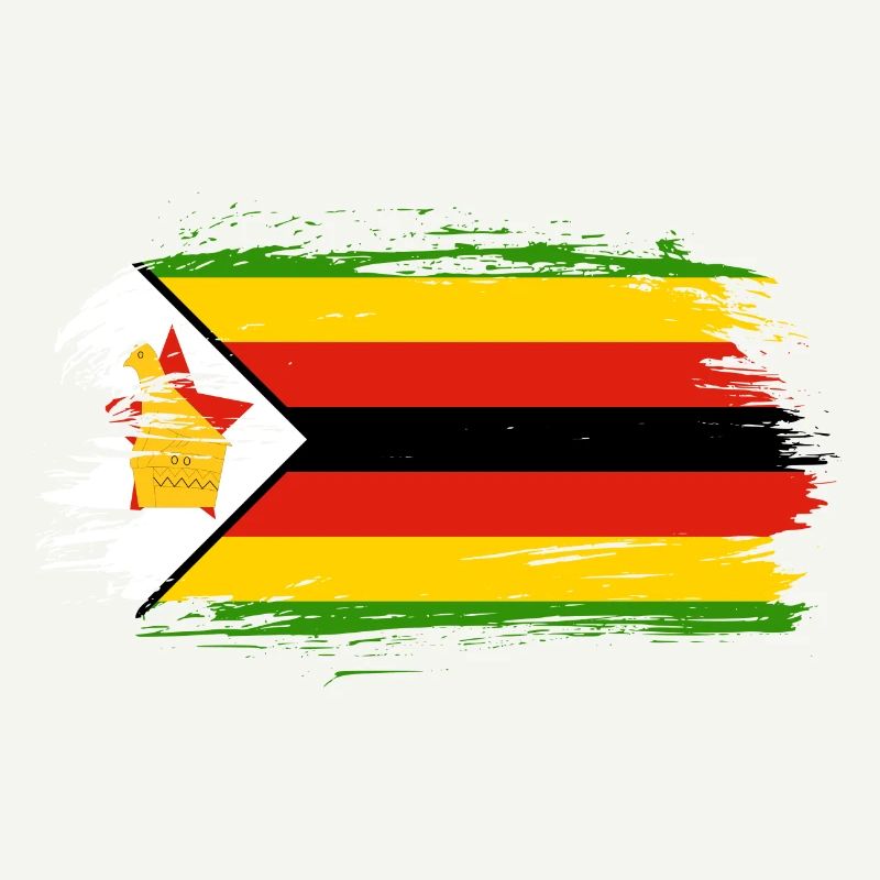 Zimbabwe flag banner