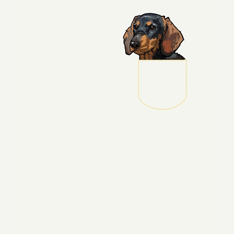 Dackel In Der Brusttasche Hunde Geschenkidee