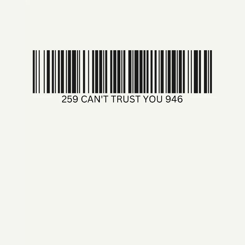 Ich kann dir nicht trauen - Barcode