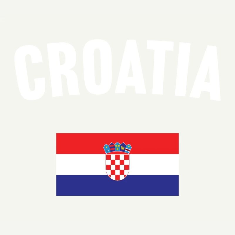Drapeau de la Croatie