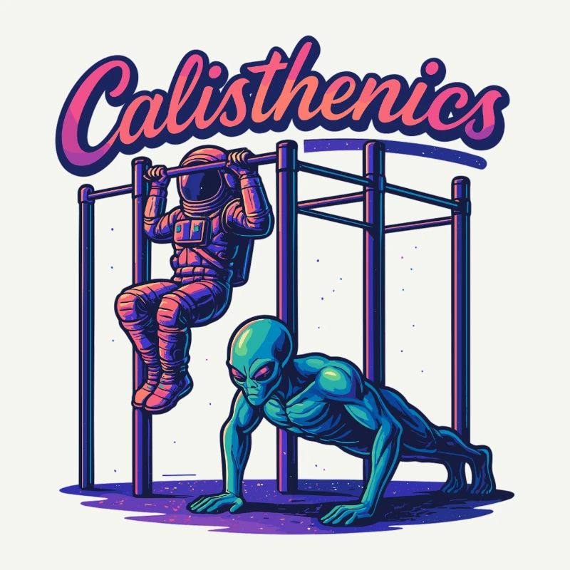Gymnastique suédoise astronaute Alien Pull-ups Cadeau