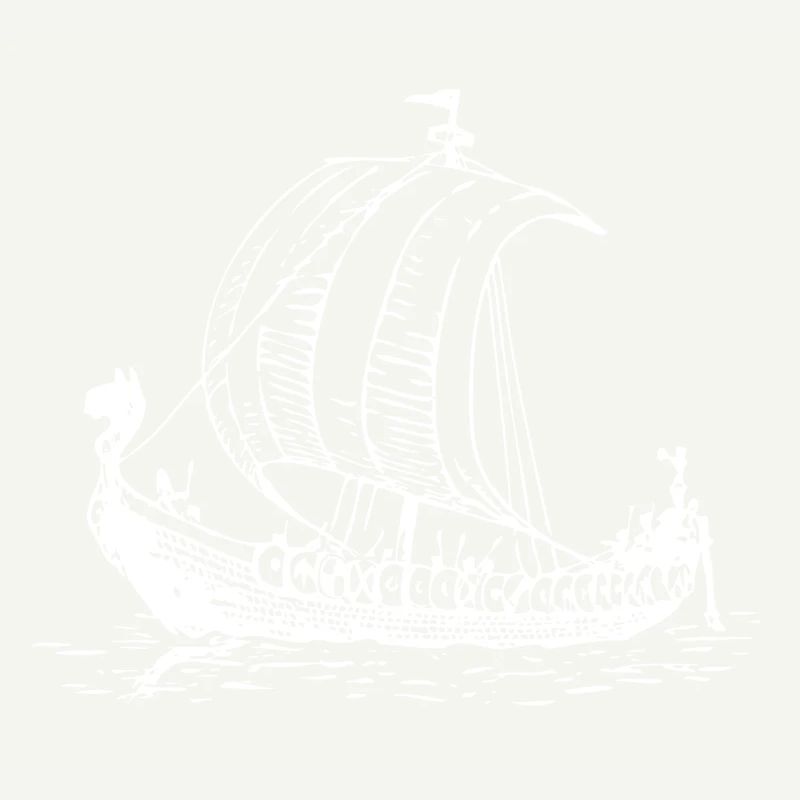 Wikinger Vikinger Schiff Drachenboot