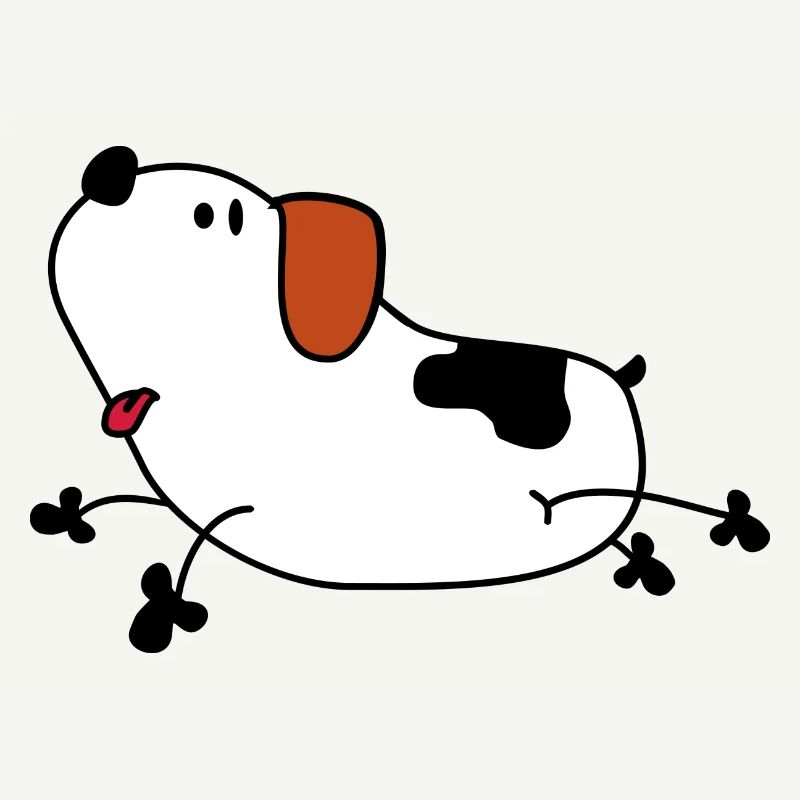 Süßer Comic Hund