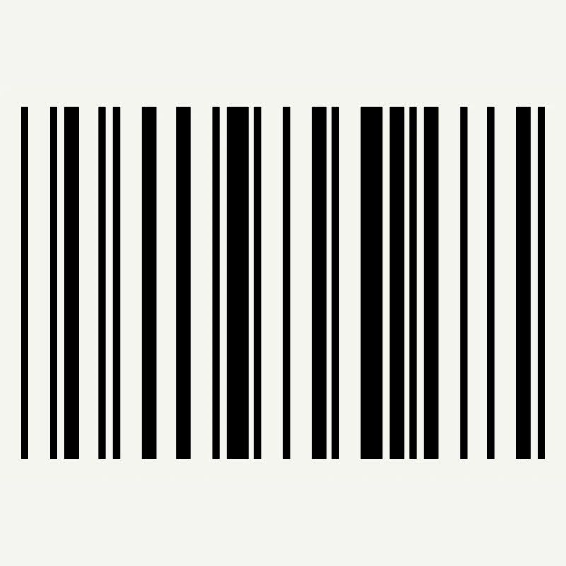 Striped barcode code strip