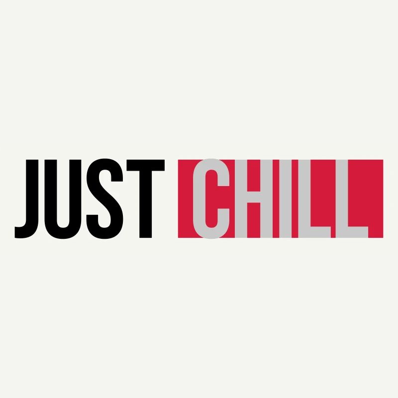 Just Chill Text Logo