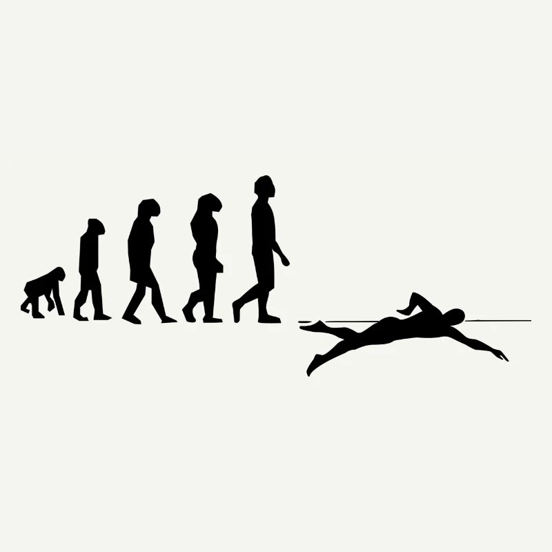 Evolution des Schwimmens