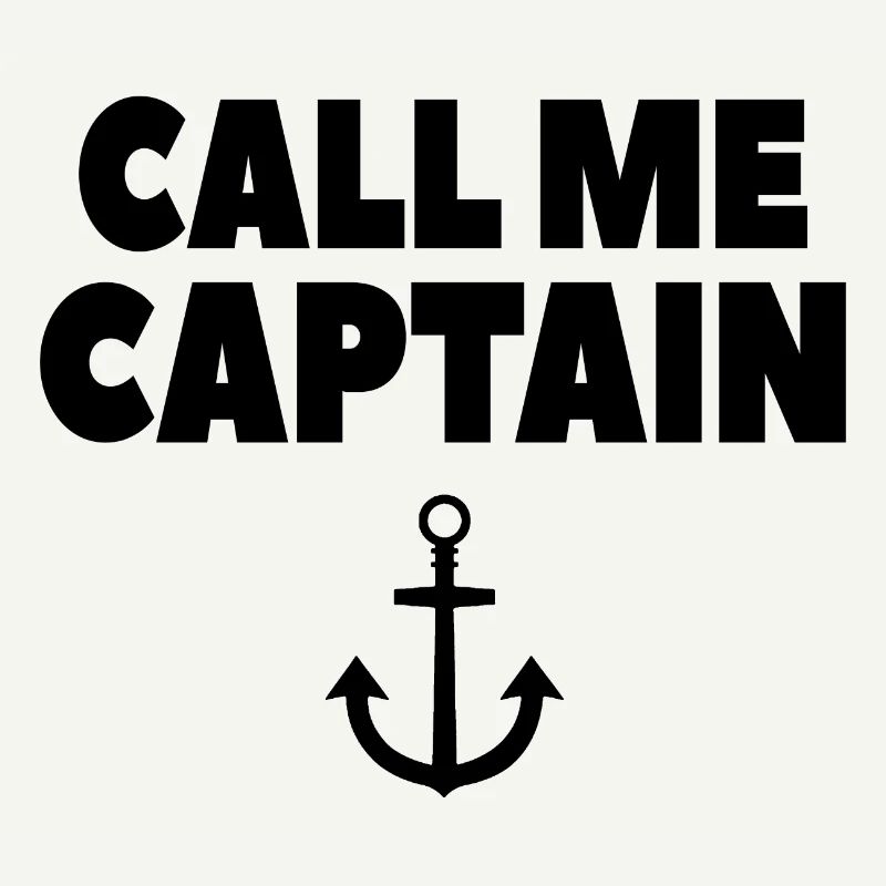 Captain ship anchor boat