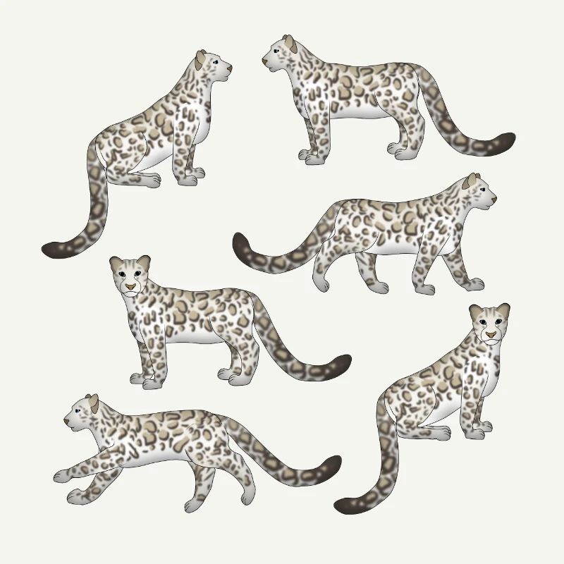 Snow leopard selection