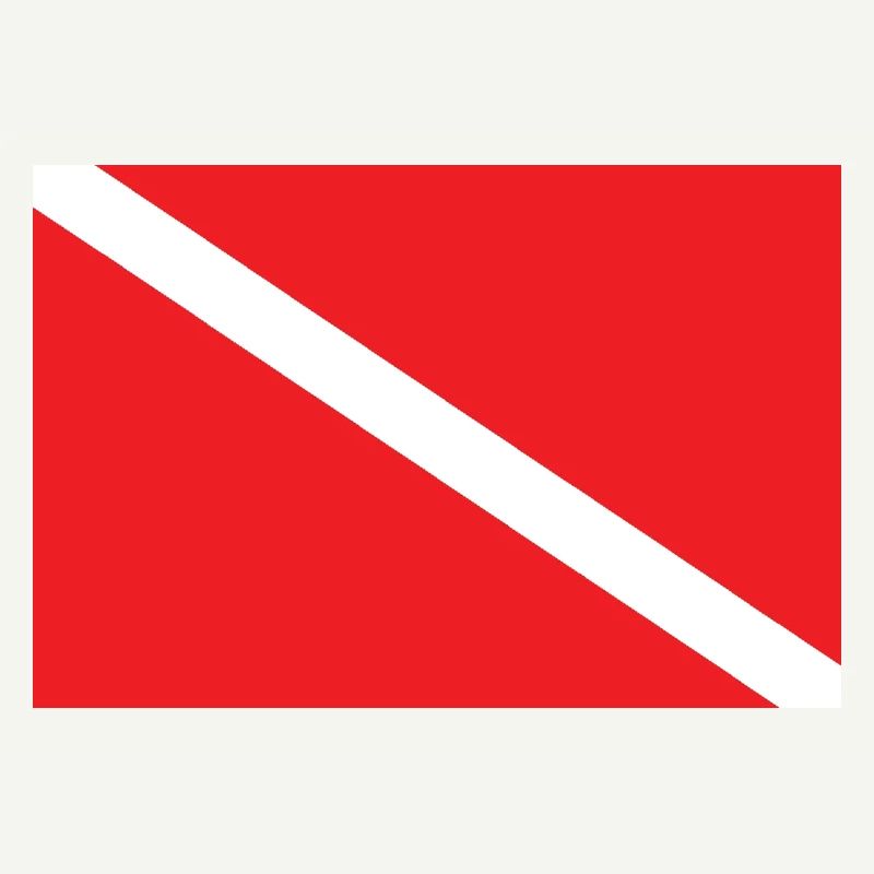 PLONGEUR PLONGEUR VERS LE BAS DRAPEAU