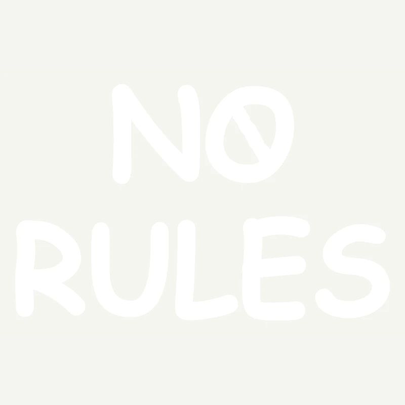 No rules simple white