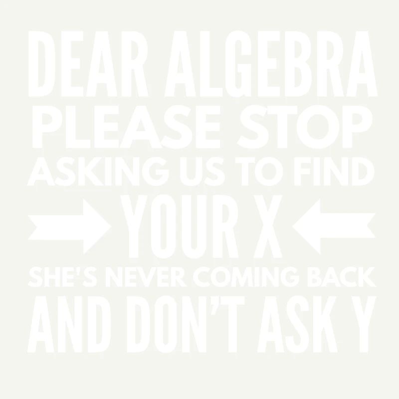 Algebra Math Mathematician Math Gift