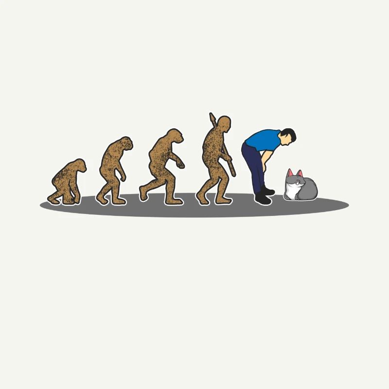 Cat cat lover evolution