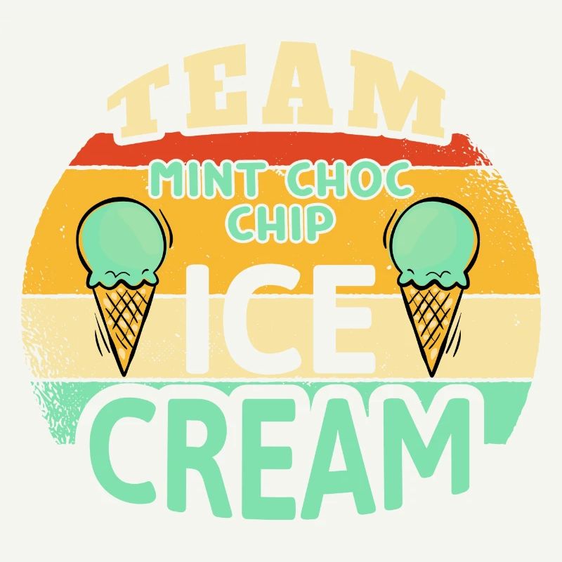Team Mint Choc Eiswaffel Eiscreme Eis