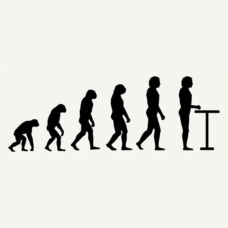 Evolution at the bar table