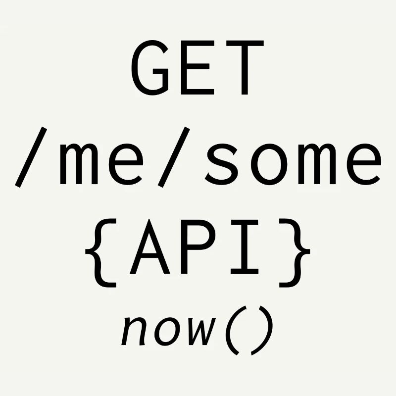 Cadeau informatique de programmation API disant