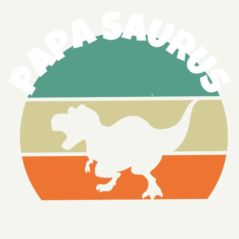 Papasaurus Dino Papa Father's Day Gift Dinosaur