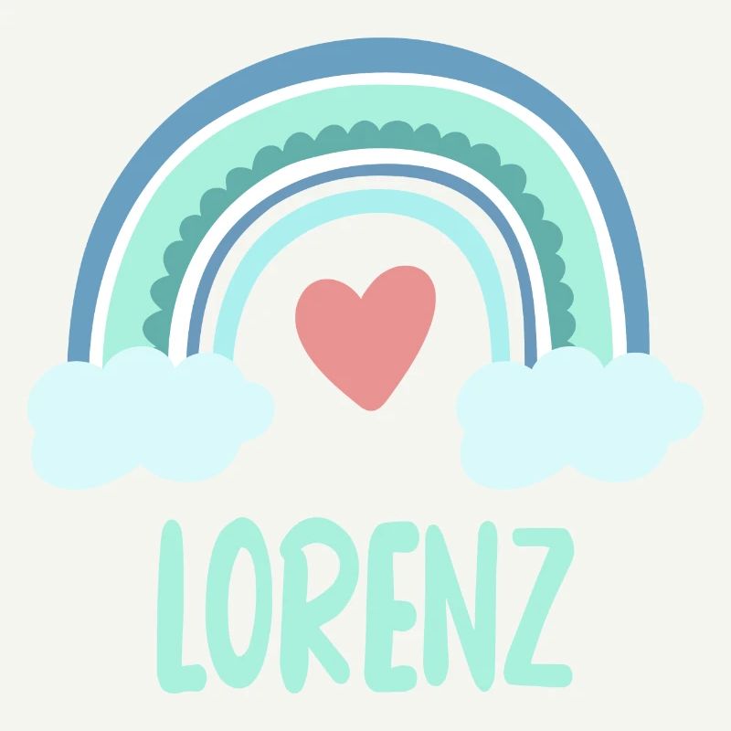Lorenz Name Regenbogen Baby