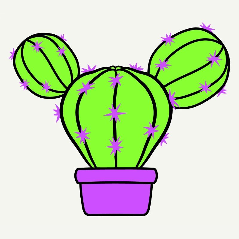 Petit Cactus Épines Désert Cactus Pot de Fleur
