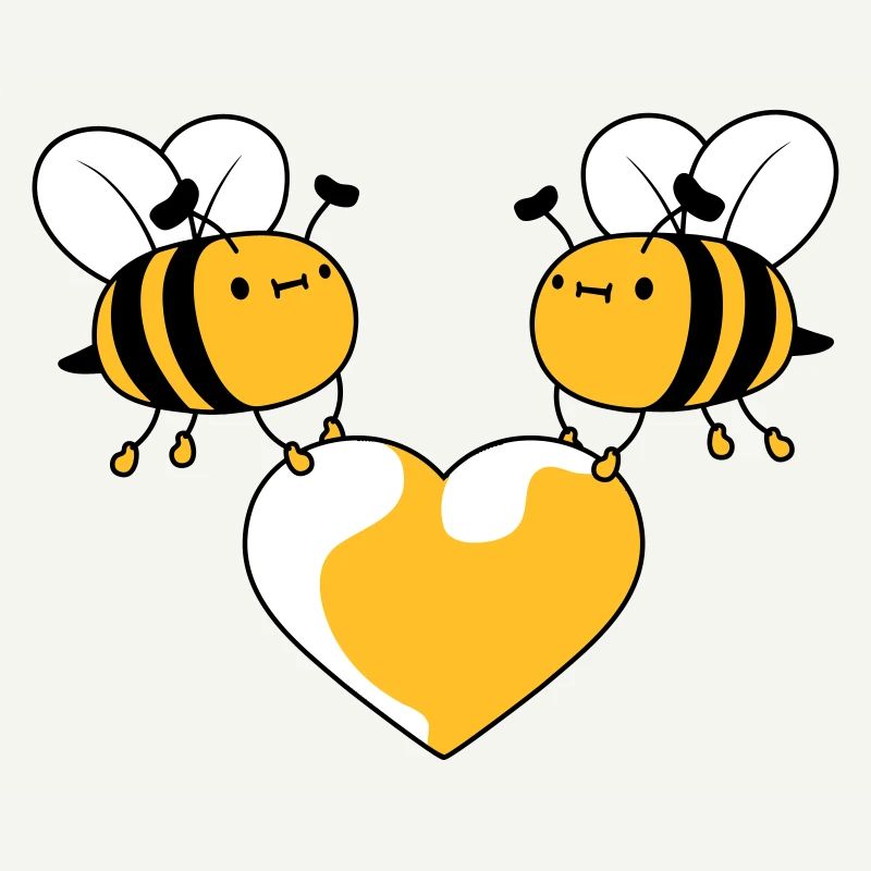 2 bees in love