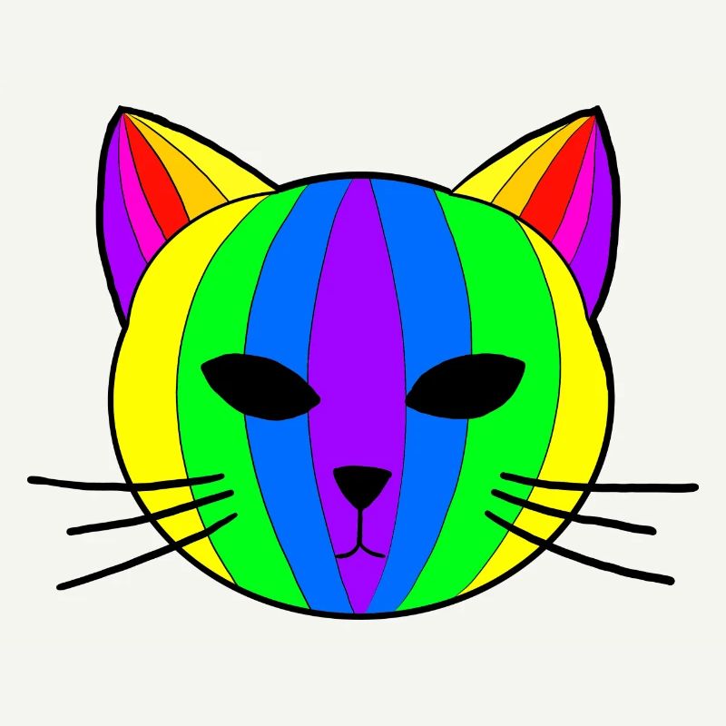 Regenbogen Katze