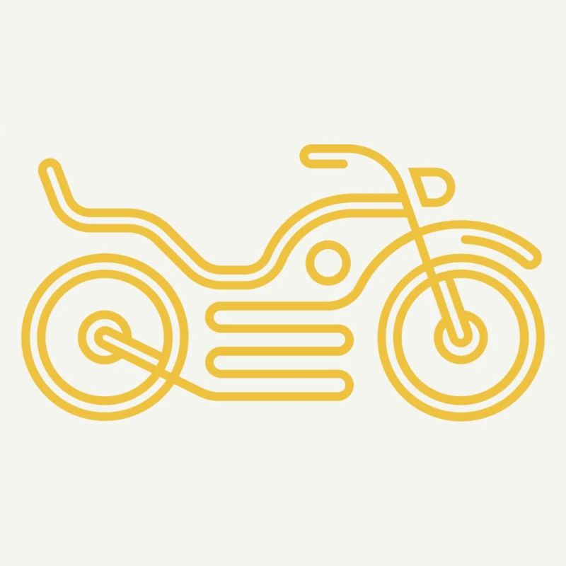 Motorcycle Logo Gold