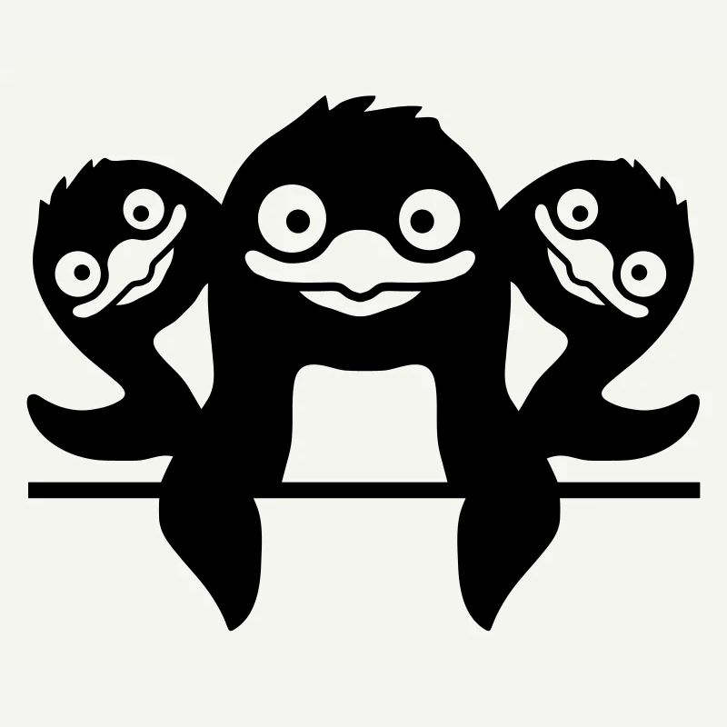 Drôles de pingouins 3 amis