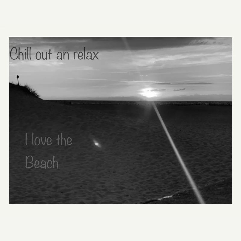 Plage Noir et Blanc