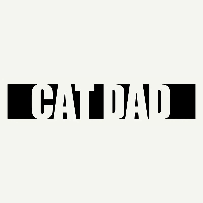 Conception de bande de papa de chat