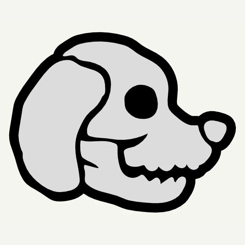 Dogs Skull Halloween Skeleton