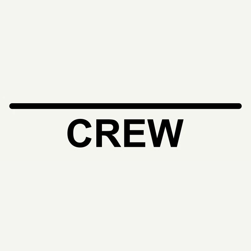 Crew Team template to design yourself
