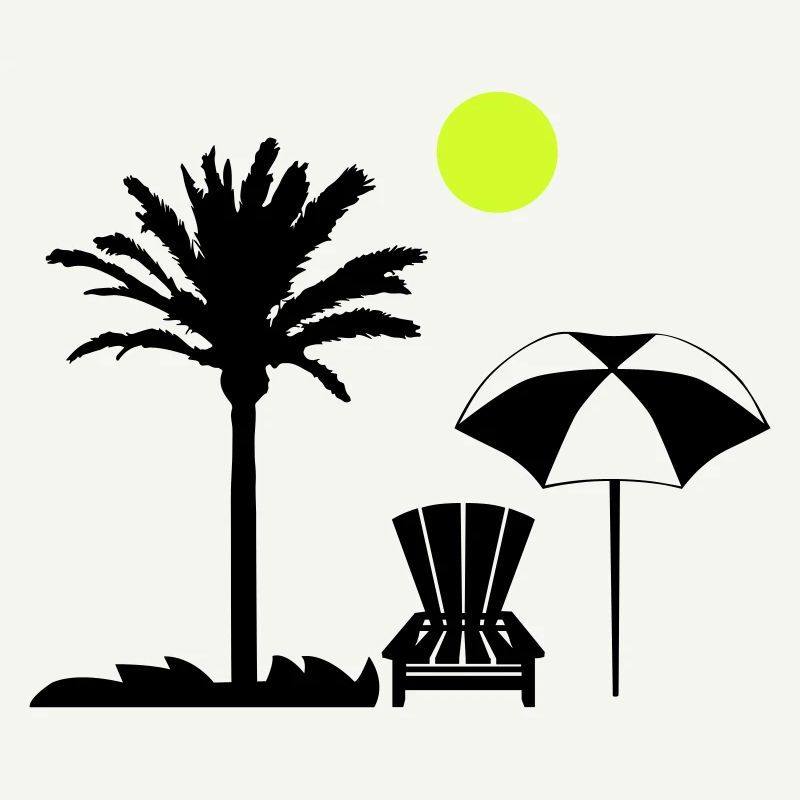 Chaise longue Palm Tree