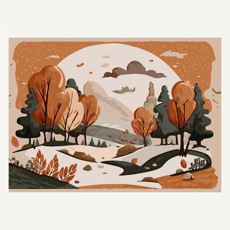 Fließender Fluss (Herbstkollektion #3)