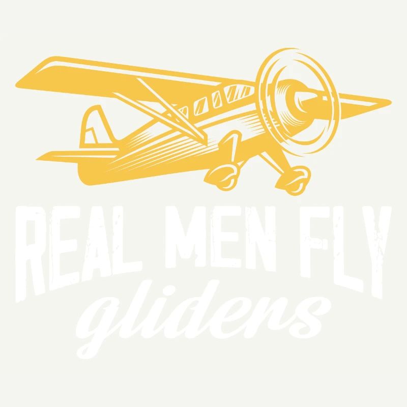Real men fly gliders Design for a rc plane