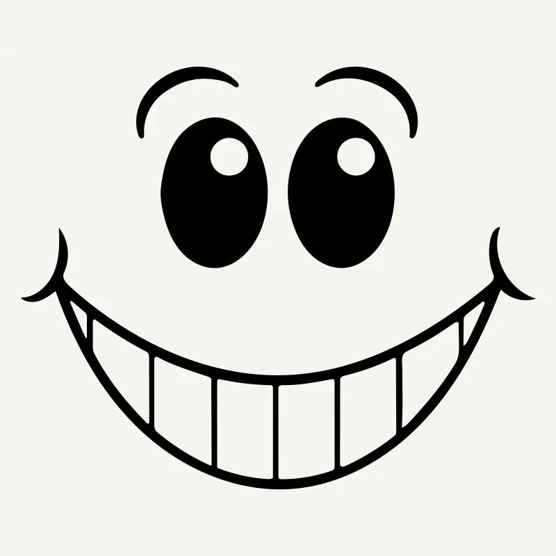 visage souriant