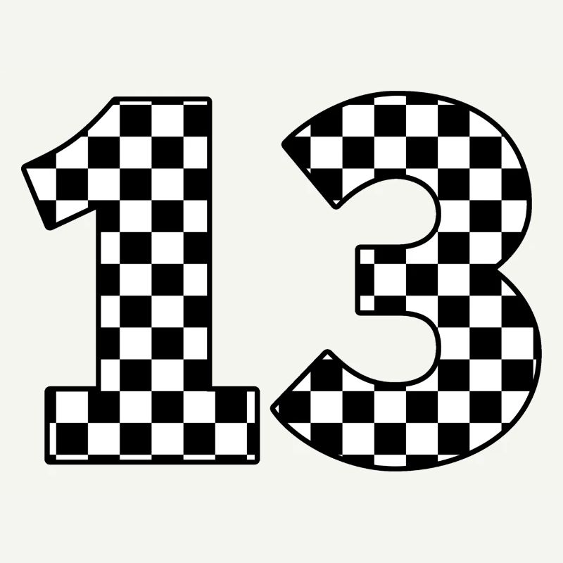 Nummer 13 plaid