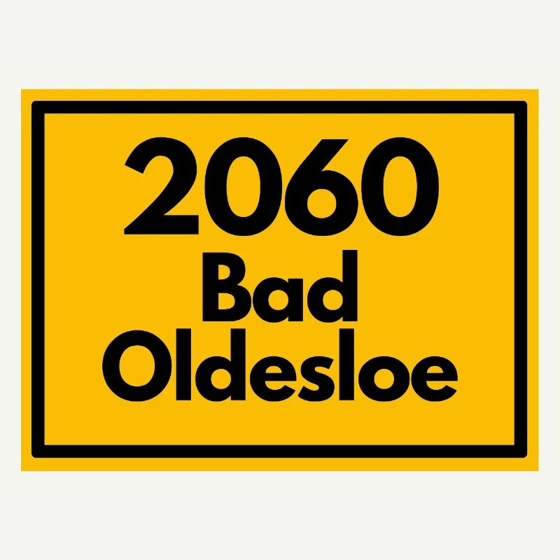 Town sign - then old zip code 2060 BAD OLDESLOE
