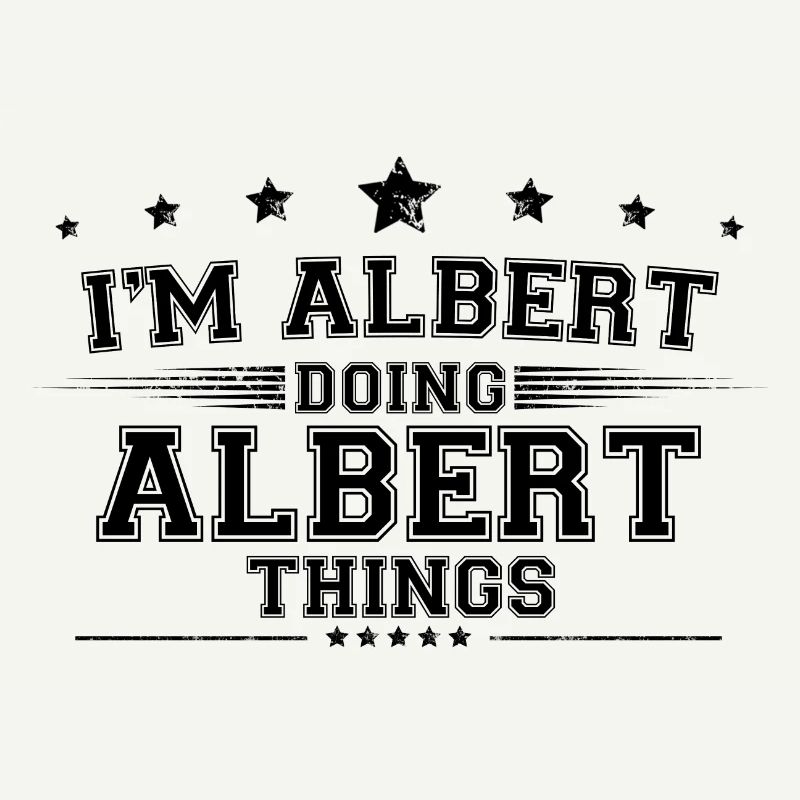 i’m Albert doing Albert things