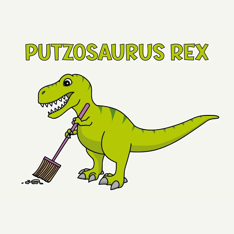 T-Rex Balai Nettoyage Putzosaurus
